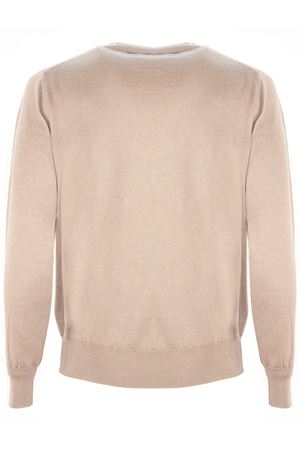 Maglia in misto cotone e cashmere beige MAURO GRIFONI | GS110034115010